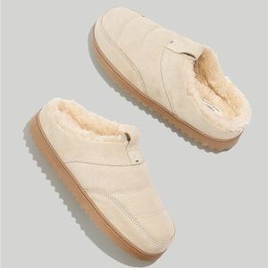 Like New Madewell Allweek Slipper in Suede, Size 8. Worn only once.